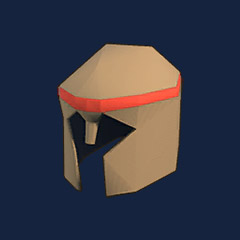 Bronze Med Helm