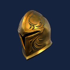 Gilded Paladin Helmet