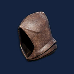 Hard Leather Cowl