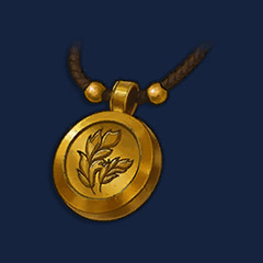 Gilded Gyrhawk Amulet