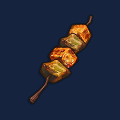 Monkfish Skewers