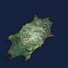 Green Dragonhide Leather
