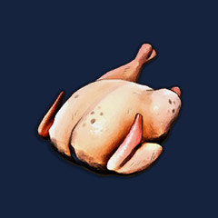 Raw Bird Meat