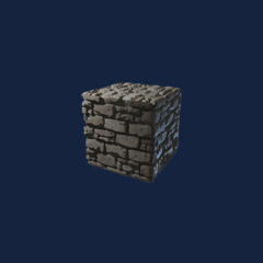 Castle Wall Stone Block (100)