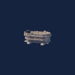 Wooden Bathtub