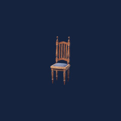Polished Wooden Chair
