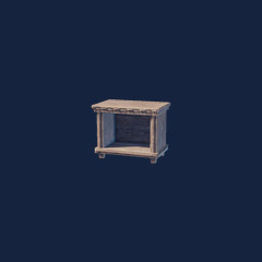 Carved Wooden Nightstand