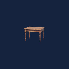 Polished Wooden Side Table