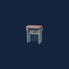 Stone Bedside Table