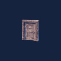 Carved Wooden Door