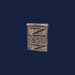 Crude Wooden Door