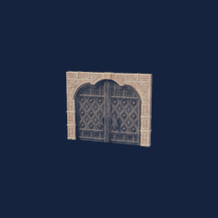 Iron Double Door