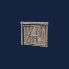 Wooden Double Door