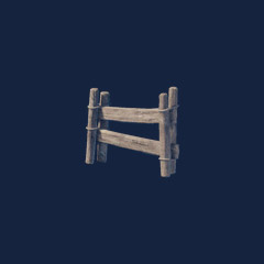 Crude Wooden Fence