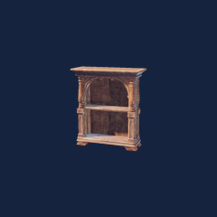 Large Polished Wooden Cabinet