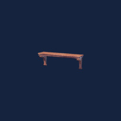 Polished Wooden Shelf