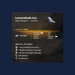 Lumenshade Axe