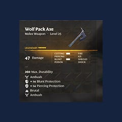 Wolf Pack Axe