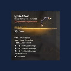 Ignited Bow