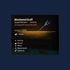 Blackened Staff