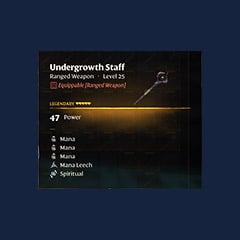 Undergrowth Staff