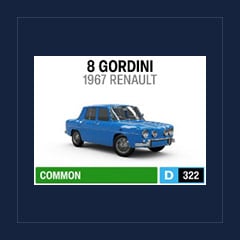 1967 Renault 8 Gordini