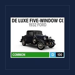 1932 Ford De Luxe Five-Window Coupe