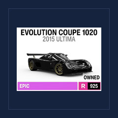2015 Ultima Evolution Coupe 1020