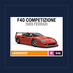 1989 Ferrari F40 Competizione