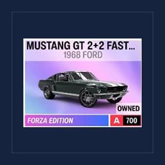 1968 Ford Mustang GT 2+2 Fastback Forza Edition