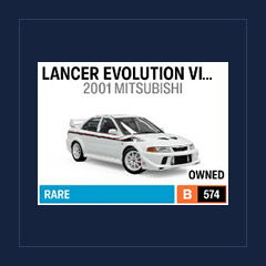 2001 Mitsubishi Lancer Evolution VI GSR TM Edition