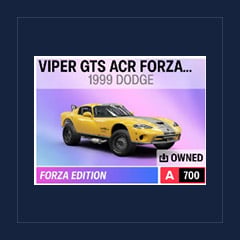 1999 Dodge Viper GTS ACR Forza Edition