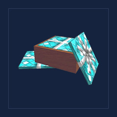 Box of Blue Wrapping Paper