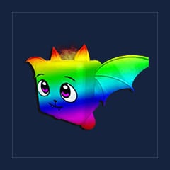 Chroma Fire Bat Pet