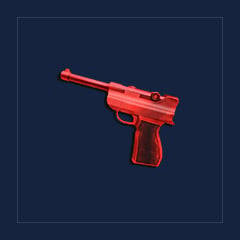 Red Luger Gun