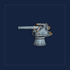 Pristine 80 mm Naval Cannon Kit