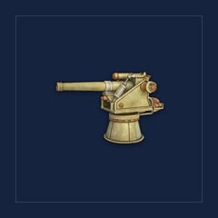 Worn 80 mm Naval Cannon Kit