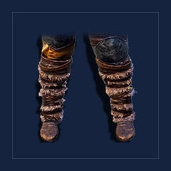 Fur Lined Leather Greaves IBandits