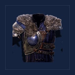 Fur Lined Steel Shoulderpad IIMercenaries