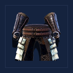 Reinforced Bracers and Tassets IOld Camp Guard