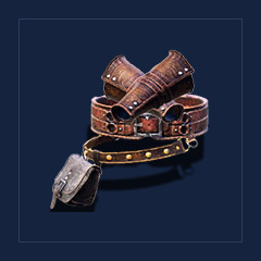 Studded Leather Belt and Bracers IBandits