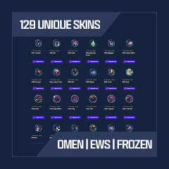 129 Unique Skins: Omen | EWS | Frozen (2022 to 2024)