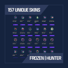 157 Unique Skins: Frozen | Hunter (2022 to 2024)