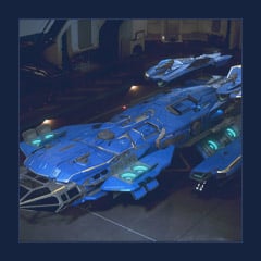Constellation - Invictus Blue and Gold Paint