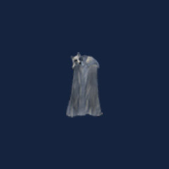 Wolf fur cape