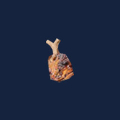 Cooked lox meat