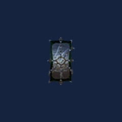 Black metal tower shield