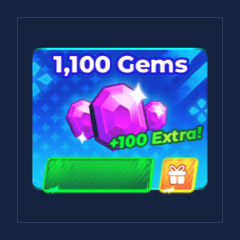 1,100 Gems