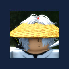 Flower Samurai`s Straw Hat