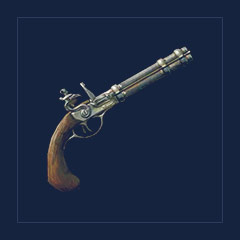 Drake’s Double-Barreled Pistol